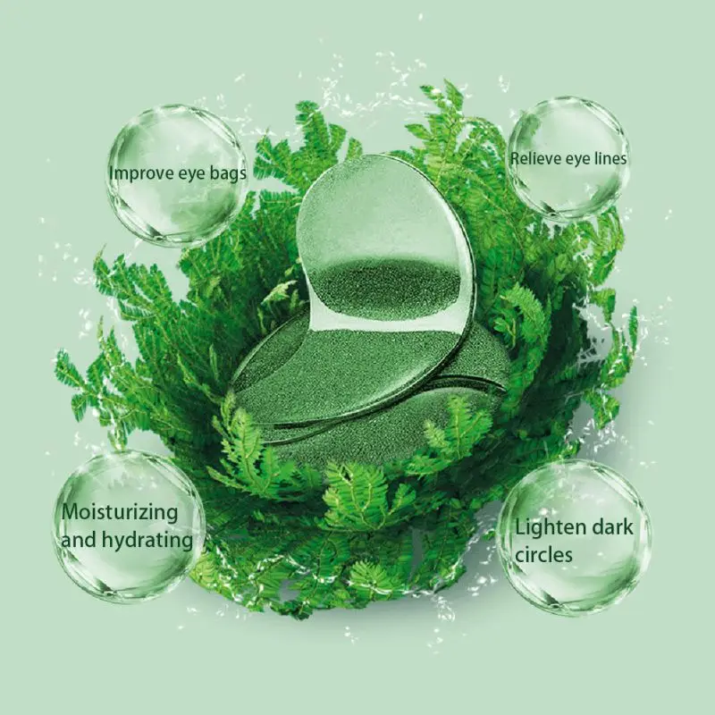 Гель-маска для глаз с морскими водорослями увлажняющая против морщин гладкие