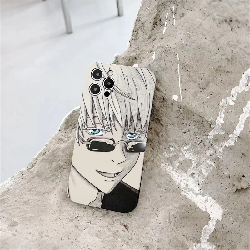 

Incantation Back To Battle Anime Knotweed Wujo Wu Apple IPhone12Pro/11/X/XR/7/8 Silicone Character Graffiti Phone Case Wholesale