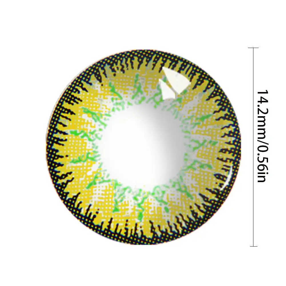 Хэллоуин Вега серии глаз цвет макияж объектив смешанный диаметр крови Красота DIY