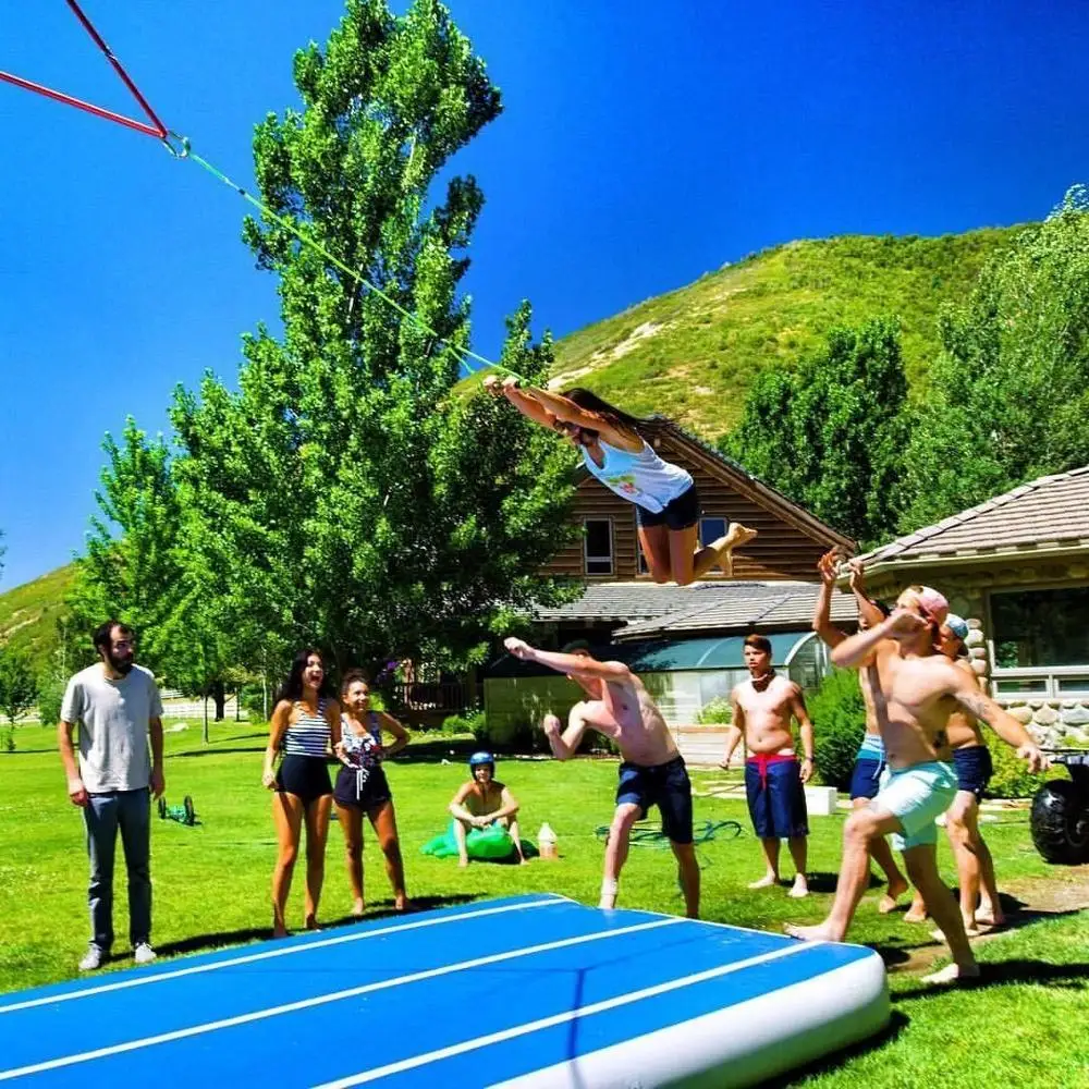 Бесплатная доставка 10*2 м надувной воздушный трек для гимнастики | Игрушки и хобби