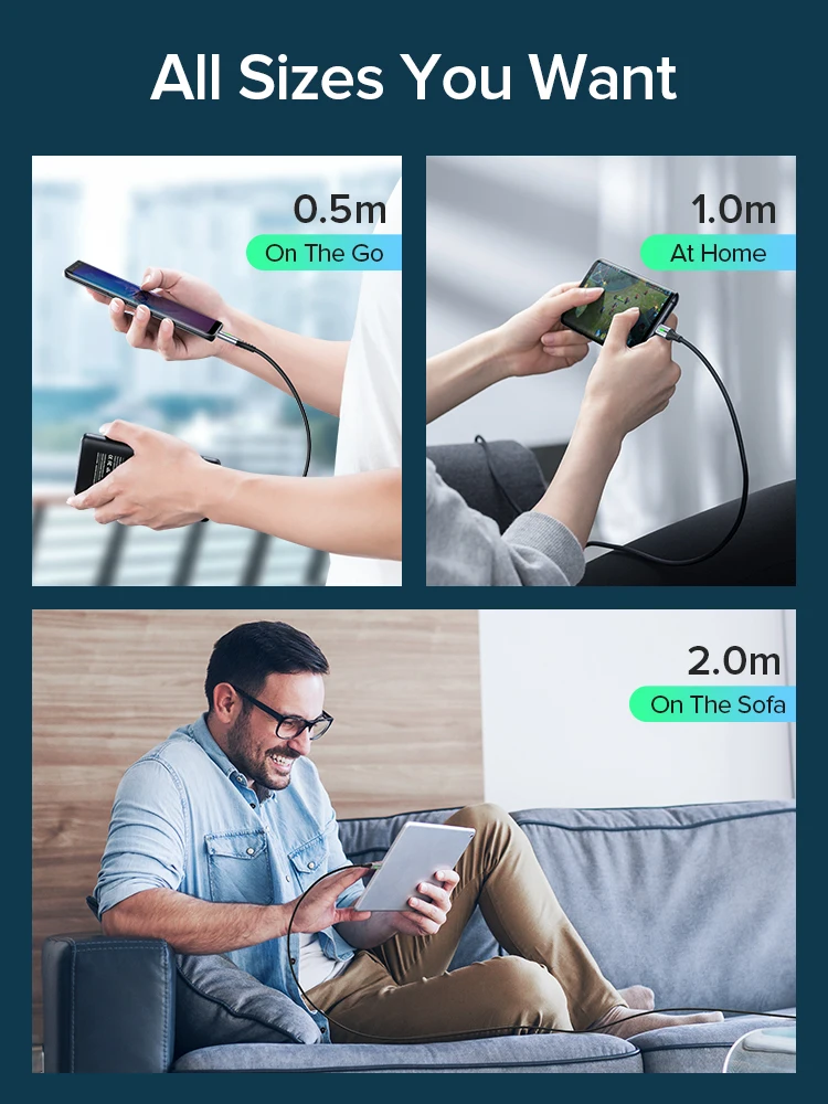 

INIU PD 60W USB C to USB Type C Cable LED Fast Charge Phone Charger Cord For Macbook Pro iPad Xiaomi Huawei Samsung LG One Plus