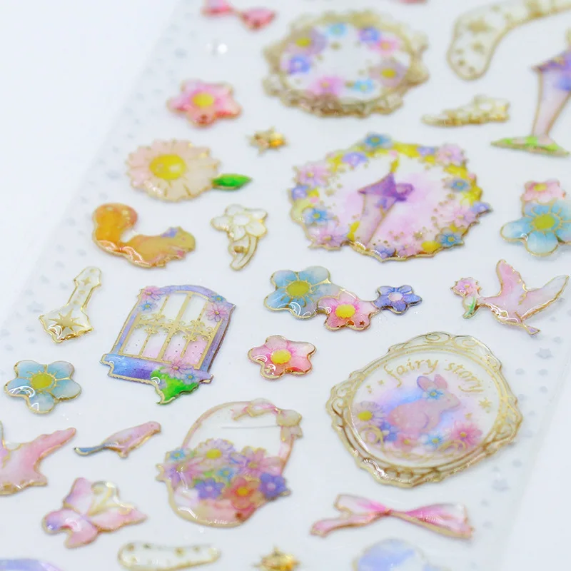 Корейский стикер для канцелярских товаров упаковка Kawaii боковая Наклейка на