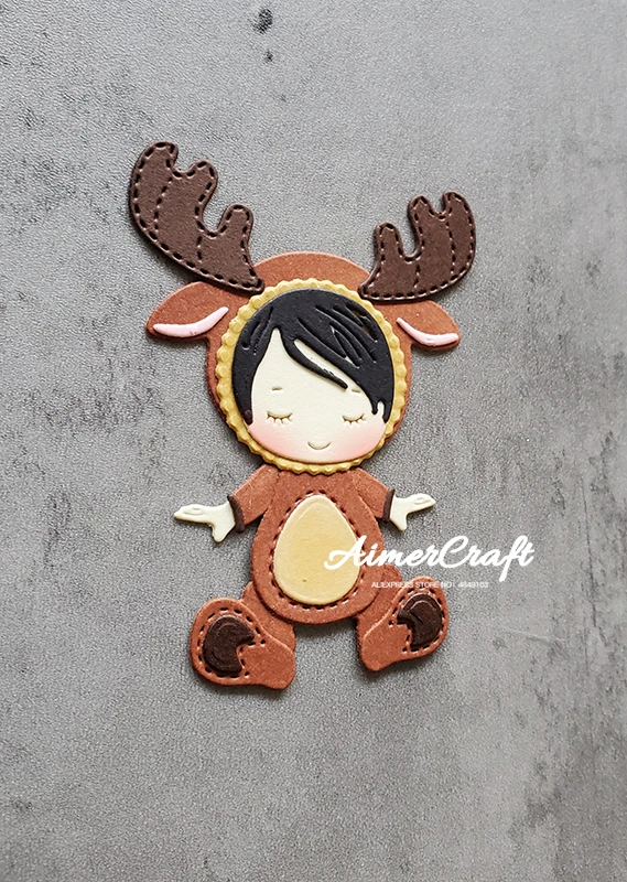 Elk детские животные металлические режущие штампы форма нож трафарет для