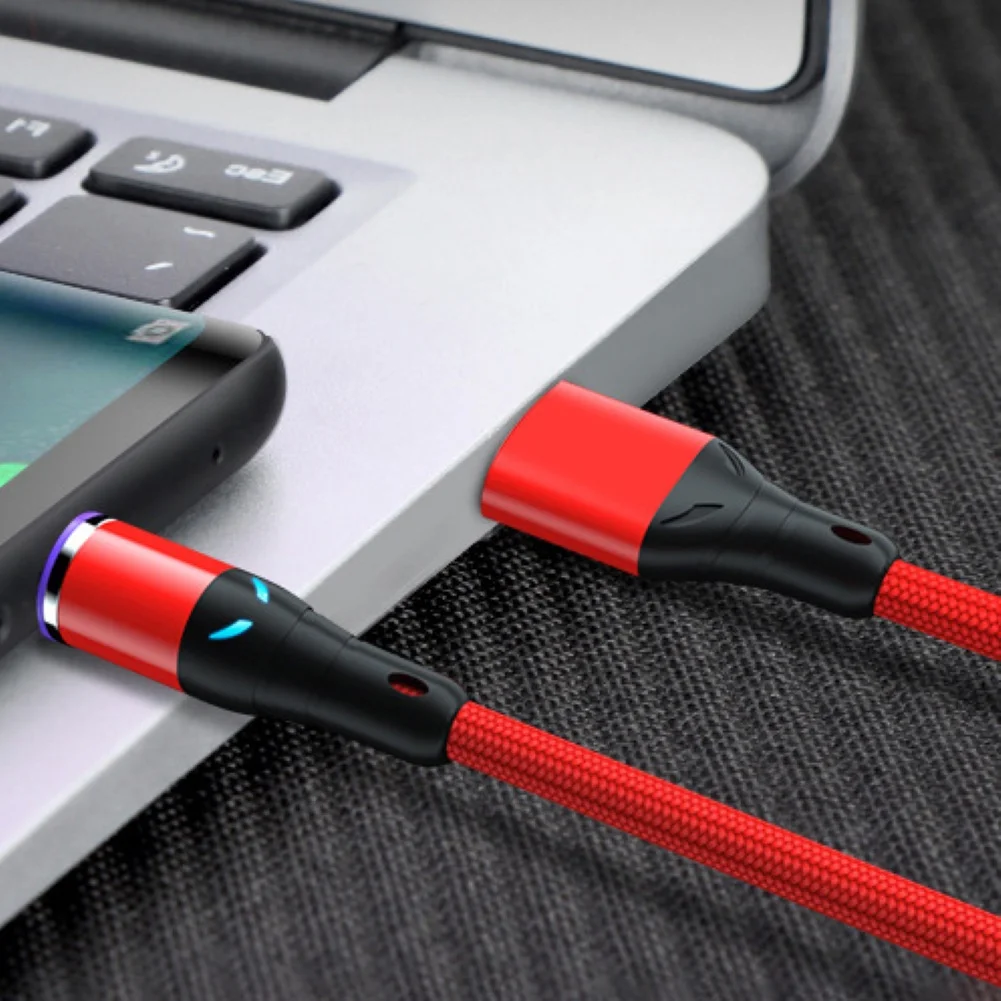 1 м Магнитный кабель Micro USB Type C для зарядки 5A QC3.0 быстрой данных Android мобильный