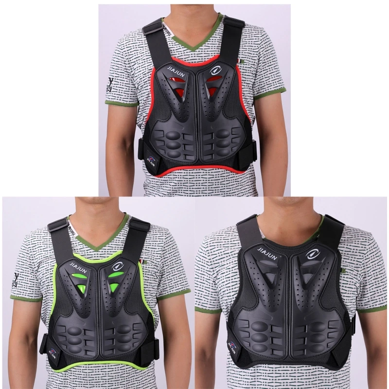 

Adults Motorcycle Body Armour Chest Back Spine Protector Guard Vest, Protective Gear for Dirtbike Bike Motorcycle