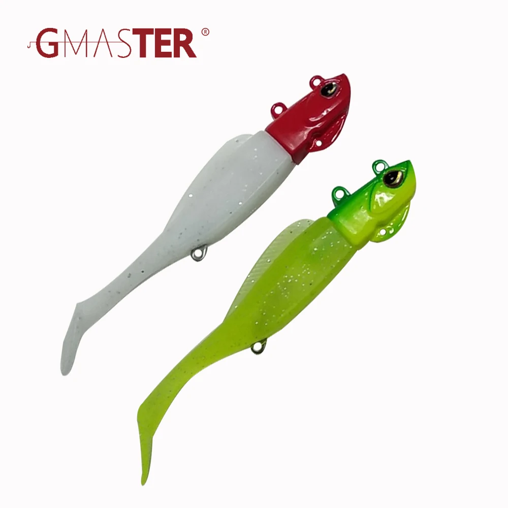 GMASTER рыболовная головка для джиггинга 30 г/40 г/50 джиг головной крючок с мягкой