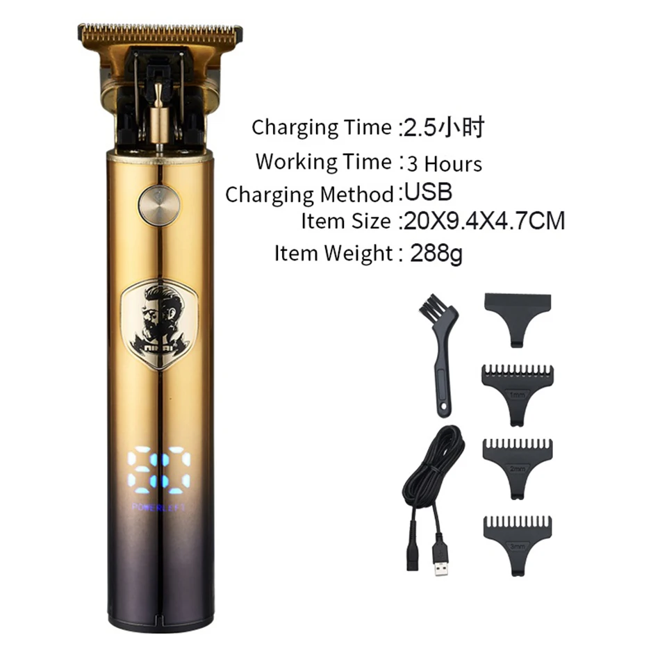 

USB Electric Hair Clippers Rechargeable Shaver Beard Trimmer Professional Men Hair Cutting Machine Hair Cut Scissors