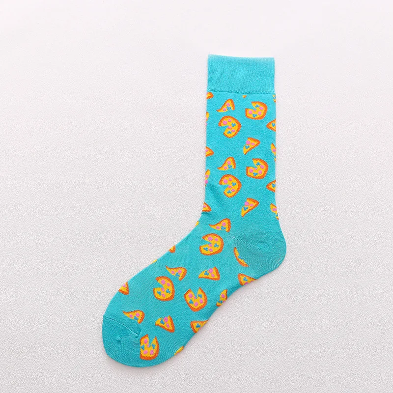 Скейтборд Chaussette Homme, Модные цветные женские носки с язычком, в европейском и американском стиле, в стиле хип-хоп, забавные носки Meias, Size36-42 - Цвет: 26