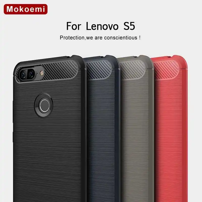 Модный Ударопрочный Мягкий силиконовый чехол Mokoemi 5 7 дюйма для Lenovo S5 мобильного
