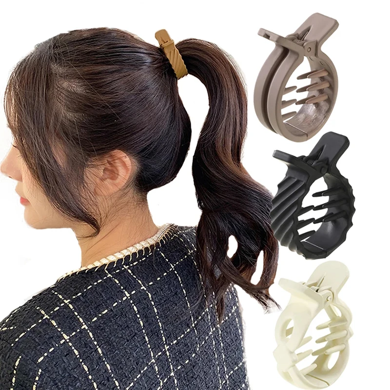 

Woman Ponytail Hair Clip Claw Clip Hair Scrunchies Fluffy Not Soft Collapse High Ponytail Hairpin Hair Claw Hair Accessories