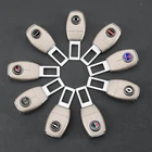 Удлинитель ремня безопасности автомобиля, 1 шт., зажим с логотипом автомобиля для mini Jaguar Citroen Hyundai kIa Chevrolet, SKODA Nissan Opel VW