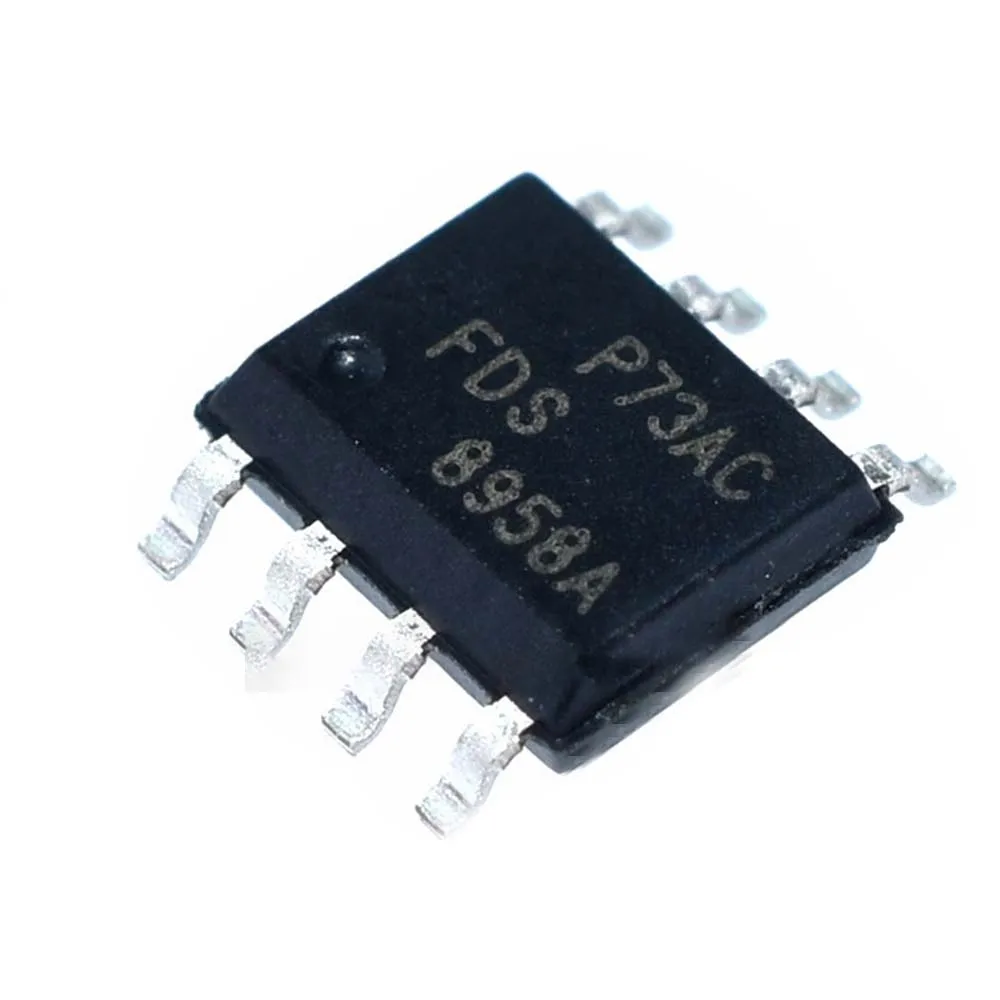 

10 шт./лот FDS8958A SOP-8 FDS8958 8958A P-Channel PowerTrench MOSFET