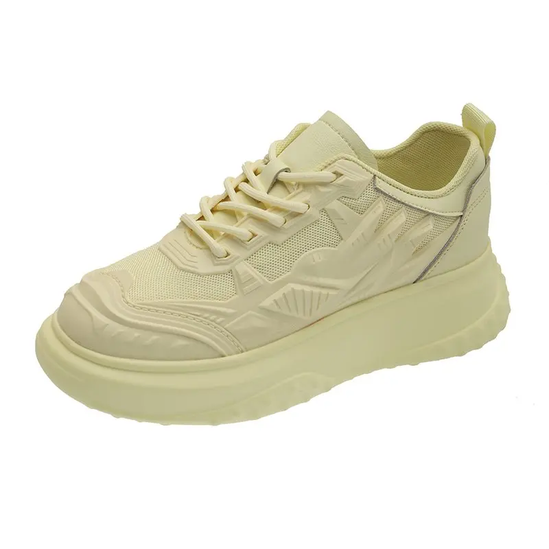 

Thick-soled increased dad shoes women's summer 2021 new casual fashion stitching wild ins tide sports shoes white shoes