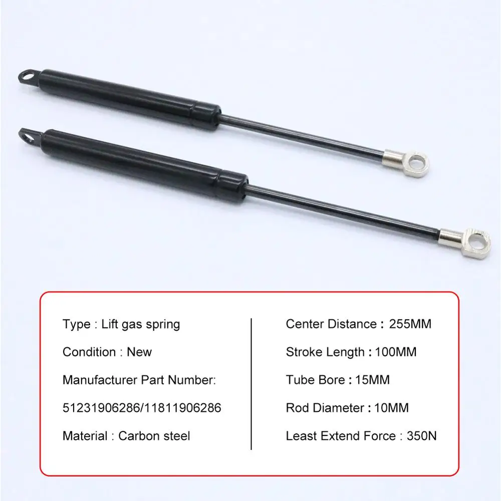 

51231906286 1Pc Car Front Hood Gas Lift Support Shock Strut Damper For E30/TOURING/CONVERTIBLE Hood Gas Shock Strut Bars