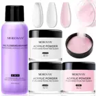 75g профессиональная портативная рация мономер и акриловая пудра для наращивания ногтей резьба-розовый, белый, прозрачный Цвета акриловый Фрезер для ногтей cо шлифовальными комплект