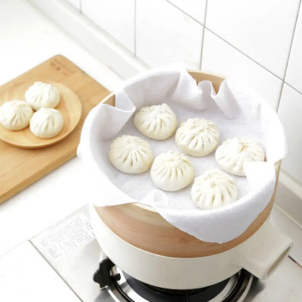 

Ватная Пароварка, квадратный ящик из хлопковой марли, паровой коврик плюшевых булочек, пароварка для хлеба кухонная пароварка