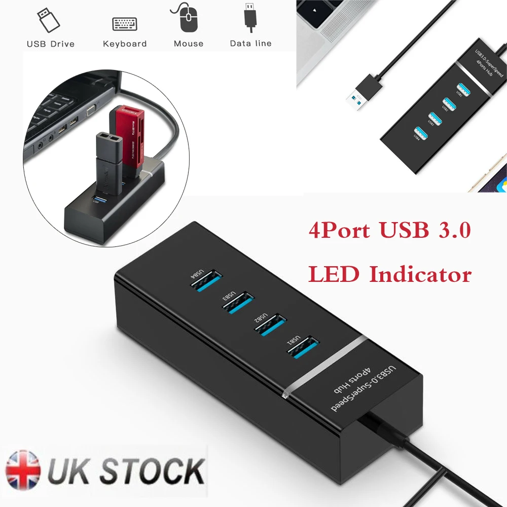 SOONHUA высокоскоростной 4 порта s USB 3 0 концентратор порт зарядное устройство Порт OTG