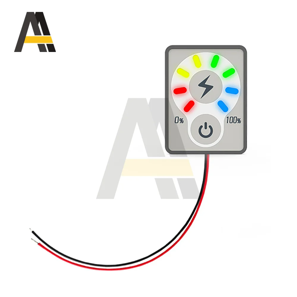 

TD16 2-7s 12V 24V 7.4V 16V 22V Lithium Battery Capacity Indicator Module LED Digital Display Touch Battery Power Detection Meter