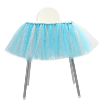 high baby shower tutu tulle table skirts birthday home textile for table skirting chair home textiles party supplies