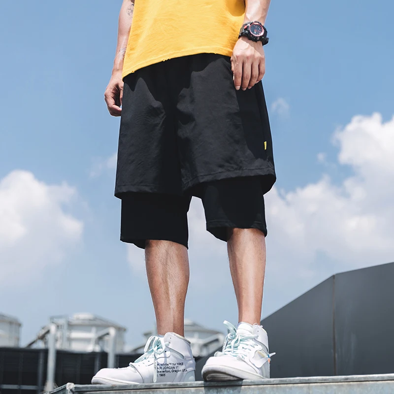

Summer new shorts men's fashion trend high quality five point pants loose large size casual street hip hop shorts men's clothing