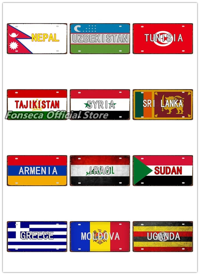 Табличка в деревенском стиле винтажные металлические жестяные знаки настенный