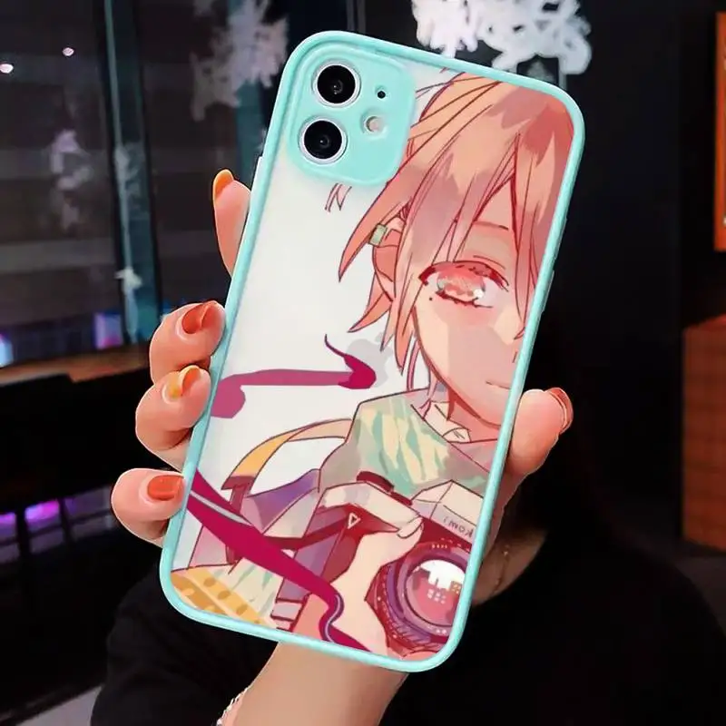 

Toilet Bound Hanako Kun anime Phone Cases Matte Transparent for iPhone 7 8 11 12 s mini pro X XS XR MAX Plus cover funda