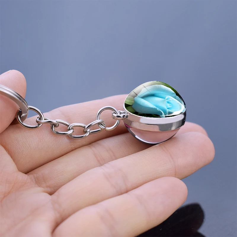 Женская сумочка подвеска ювелирные изделия уникальный прозрачный цветочный шар