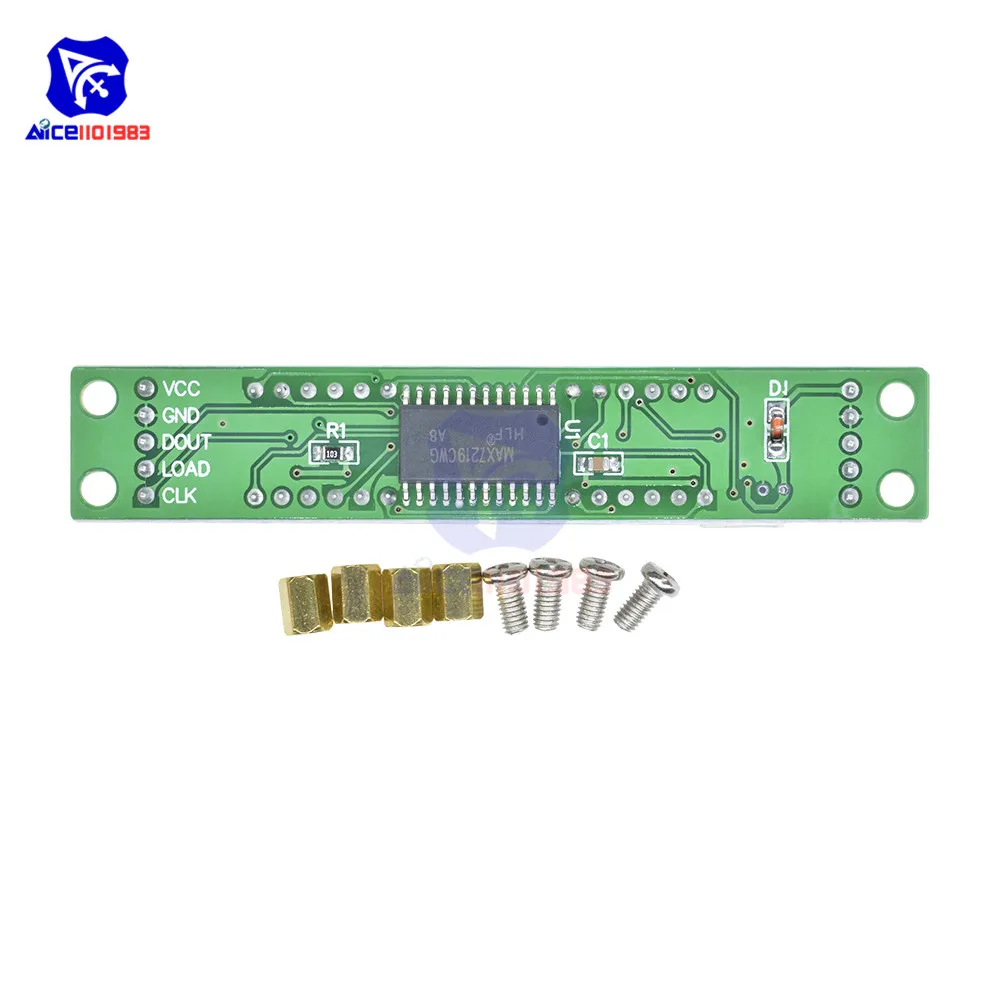 Diymore MAX7219 8-значный светодиодный дисплей трубки Управление модуль для Arduino 3,3 V 5V микро Управление; Последовательный драйвер 7-ми сегментный