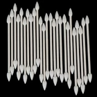 25 шт. двойной головкой большой заостренный чистый ватный тампон протирать объектив прецизионный инструмент чистый ватный тампон промышленный ватный тампон