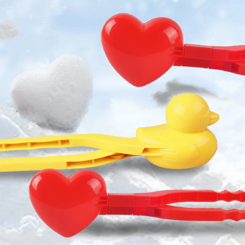 Форма в форме сердца для изготовления снежинок Пластиковая форма уток снега