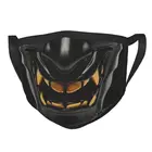 Они маска темного самурая маска хання японского демона Yokai японский Grillz Gold зубы Уход за кожей лица маска Для мужчин респиратор рот муфельная печь