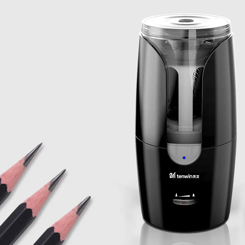 

Большая автоматическая электрическая точилка для карандашей, сверхмощные канцелярские принадлежности для цветных карандашей, механическ...