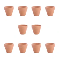 10pcs 5 5x5cm small mini terracotta pot clay ceramic pottery planter flower pots succulent nursery pots great for plants