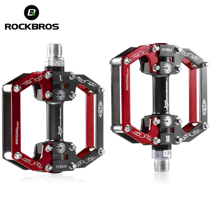 ROCKBROS, сверхлегкие, профессиональные, высокое качество, MTB, горный, BMX, велосипедные педали, Велоспорт, герметичный подшипник, педали, педали, 5 цветов