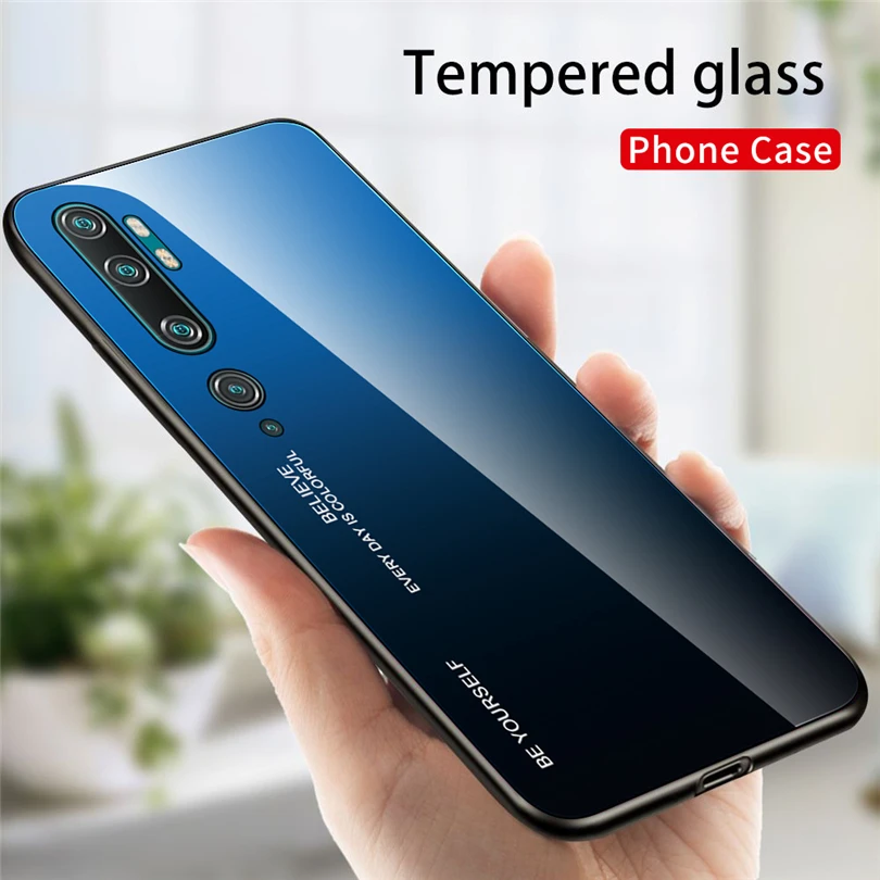 Роскошный глянцевый чехол для телефона Xiaomi 9 9SE CC9 CC9E ультра тонкий градиентный