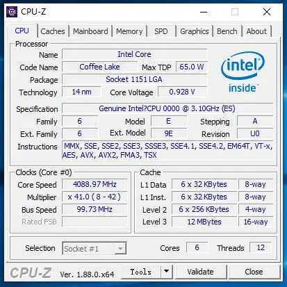 Процессор Intel Core i7-8700 es i7 8700 es i7 8700es QNLW 3,1 GHz шестиядерный процессор с двенадцатью резьбой L2 = 1,5 M L3 = 12M 65W LGA 1151