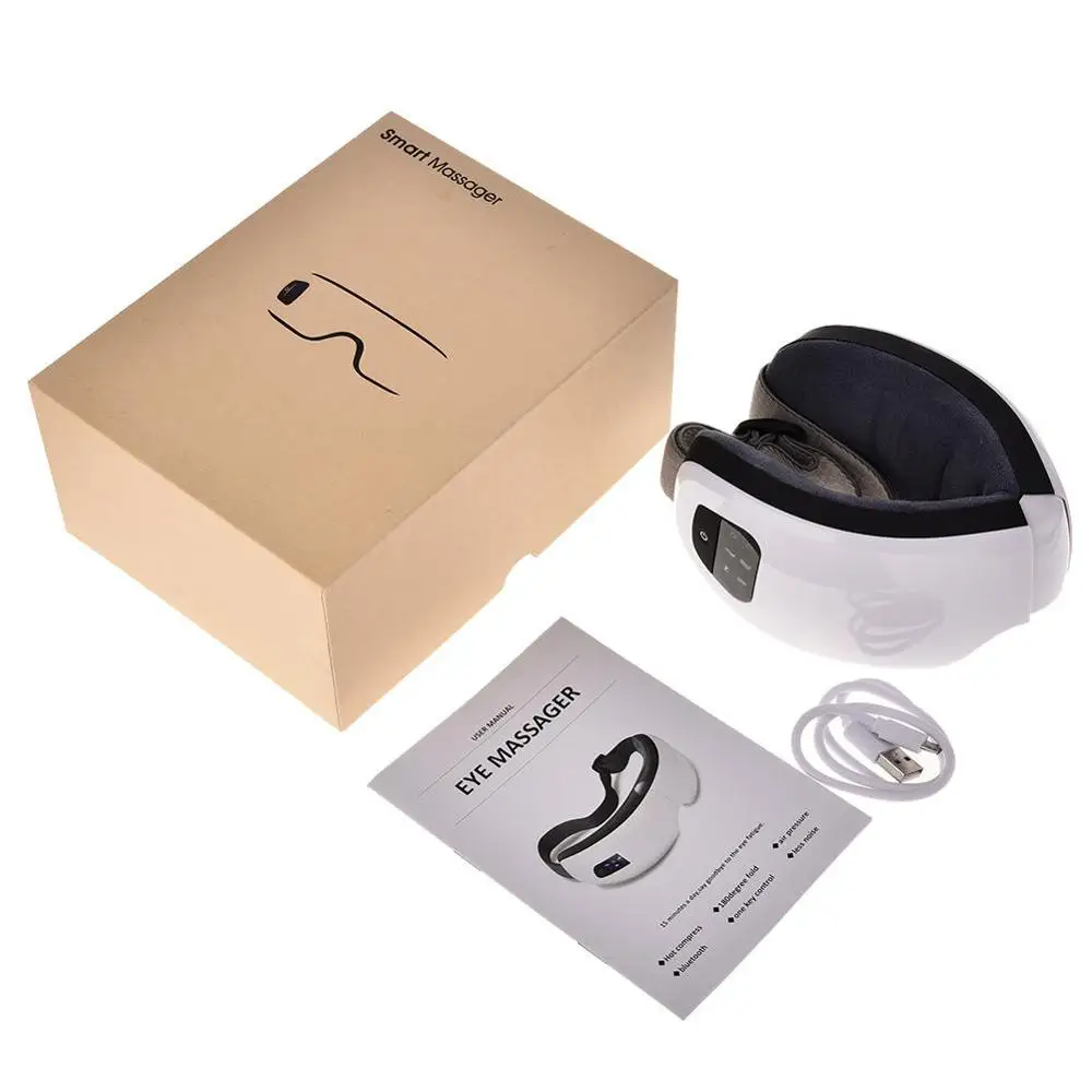 

Manufacturer Blood Circulation Vibration Shiatsu Massage, Portable Eye Massager Wireless and Eye Mask with Heating Vibration