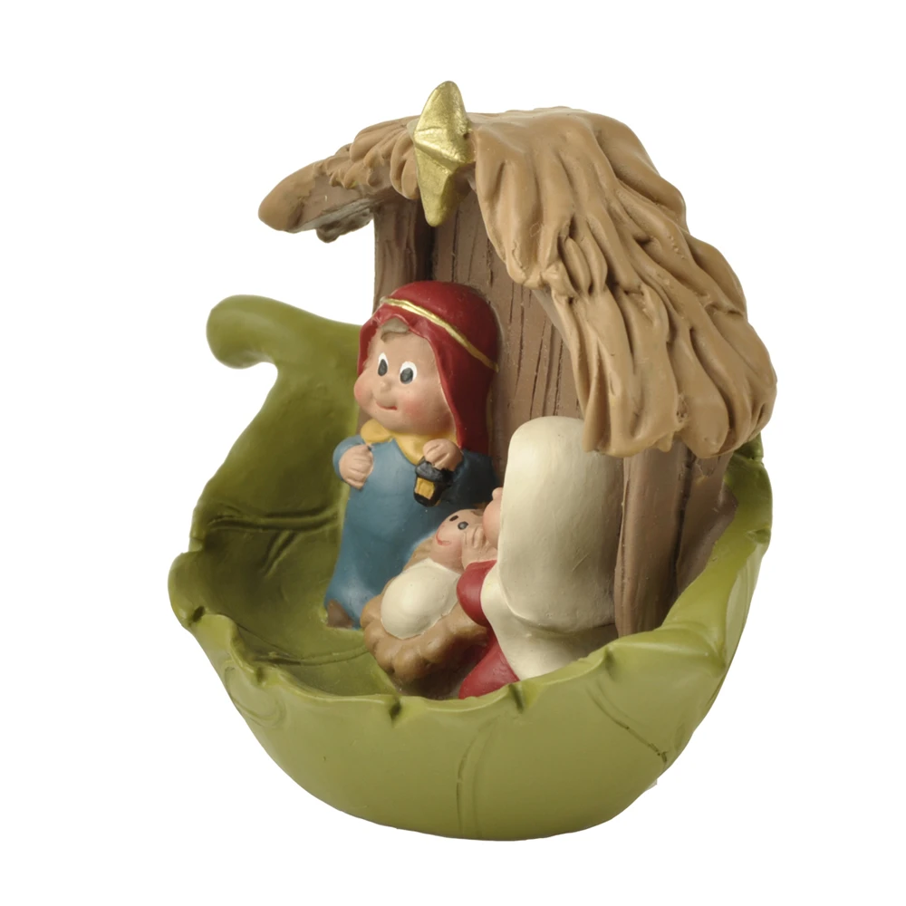 Христианский день рождения Иисуса со стабильными рождественскими украшениями