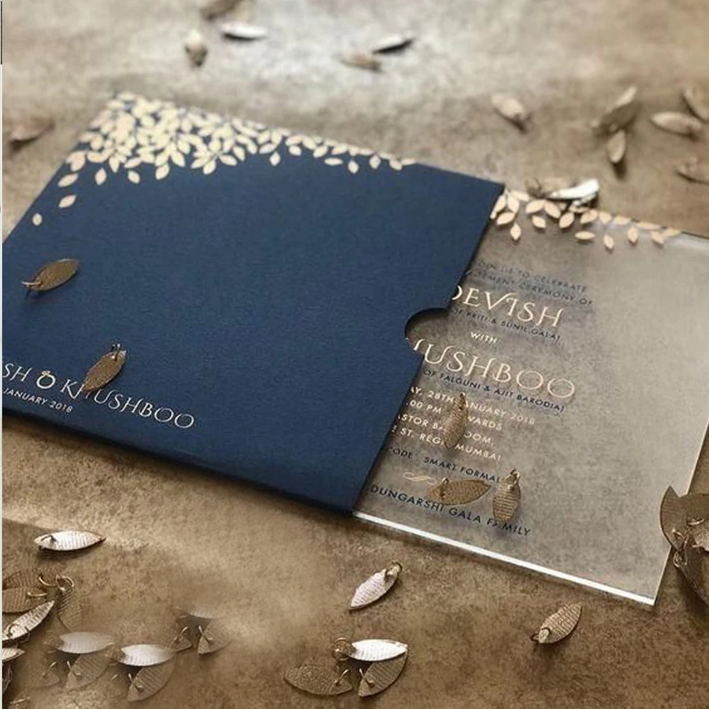 10 шт. Бесплатная Настройка плексигласа акриловая карта Прозрачная Свадебная