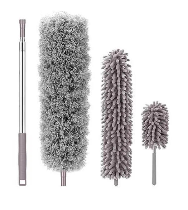 

One pole multi head replaceable chenille super fiber duster 2.5m upgraded duster brush