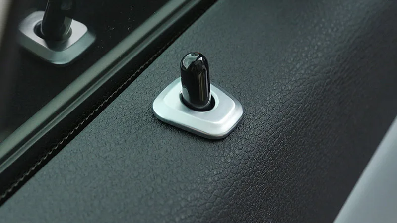 

For BMW X1 F48 2016-2019 ABS Matte Chrome Door Lock Cover Trim Stickers Car Accessories For BMW X2 F47 2018 2019