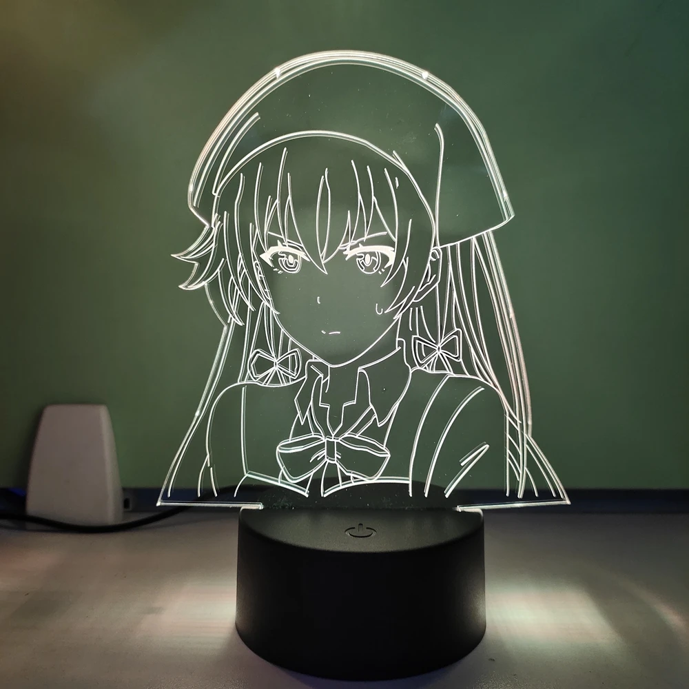 

OreGairu Led Night Light For Kids Bedroom Decor Nightlight Anime Gadget Room Table Lamp Yukino Yukinoshita