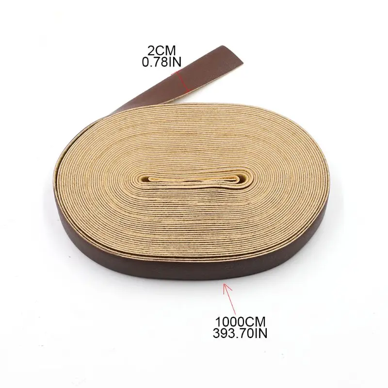 

2cm Width 10m Length PU Leather Strap Long DIY Craft Strips Belt Garment Decoration Embellishments Accessories