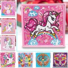 Легкая фотография для детей, фотография единорога 5D, полный набор сверл по номерам для девочек, украшение для дома