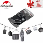 Уличный нескользящий шнур Naturehike, 4,3 м, веревка для подвешивания, многофункциональные аксессуары для кемпинга, регулируемый веревка для одежды
