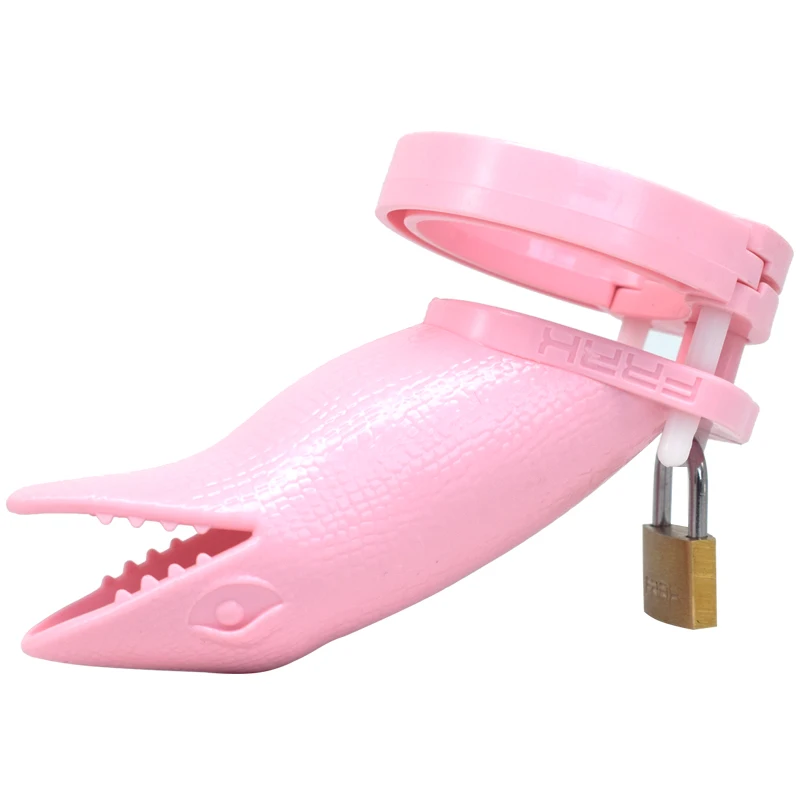 Розовое пластиковое мужское устройство верности с 5 размерами кольцо для пениса