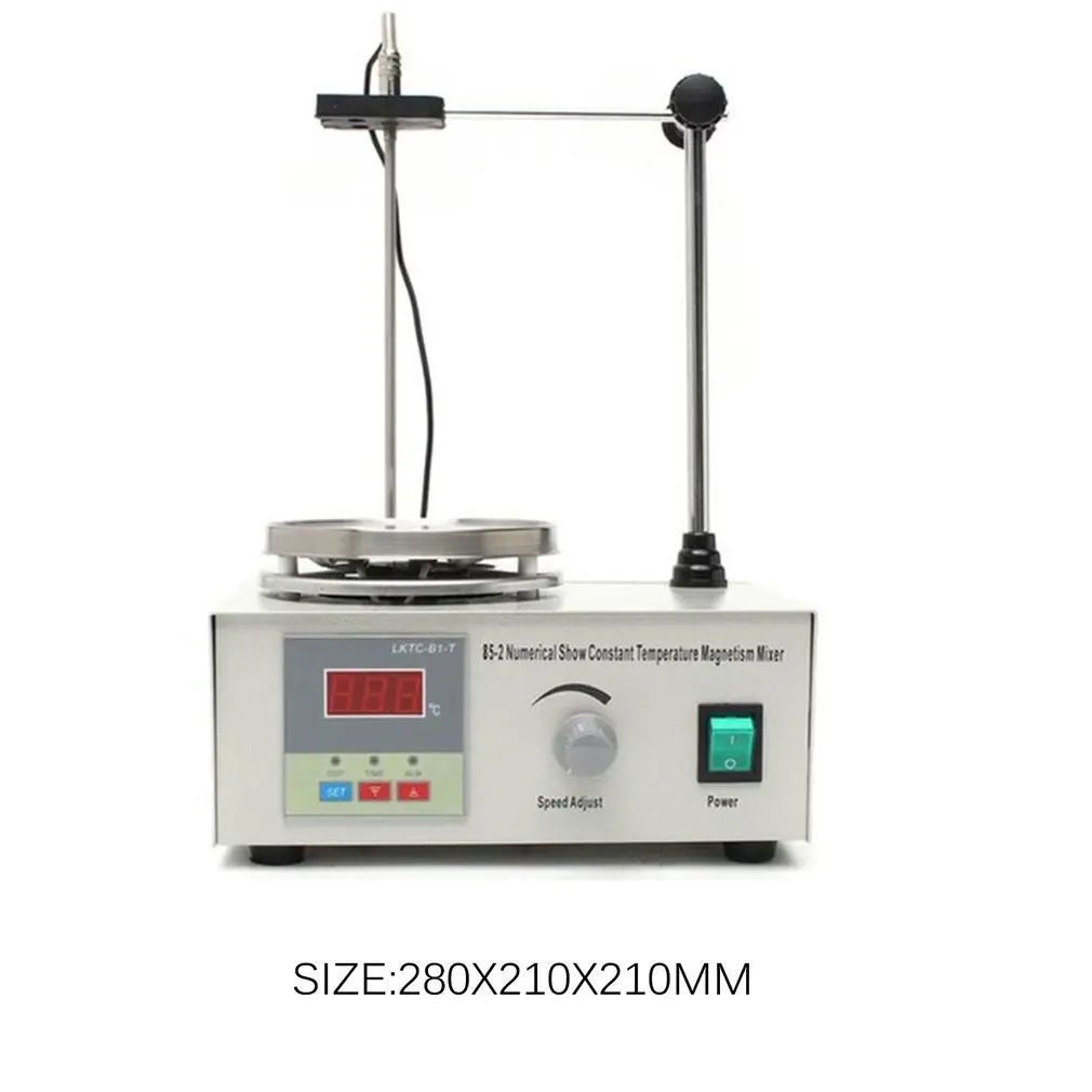 

85-2 Hotplate Mixer Magnetic Stirrer With Heating Plate Digital Display School Lab Equipment US EU UK AU Plug