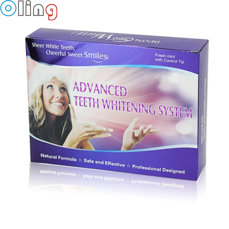 5 Sets Dental Bleaching System Teeth Whitening Kit Peroxide Tooth Whitener Bleach Bright White Oral Hygiene Care 35/44%CP
