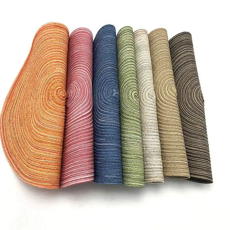 Круглая хлопчатобумажная тканая Нескользящая Подставка под кофейную чашку