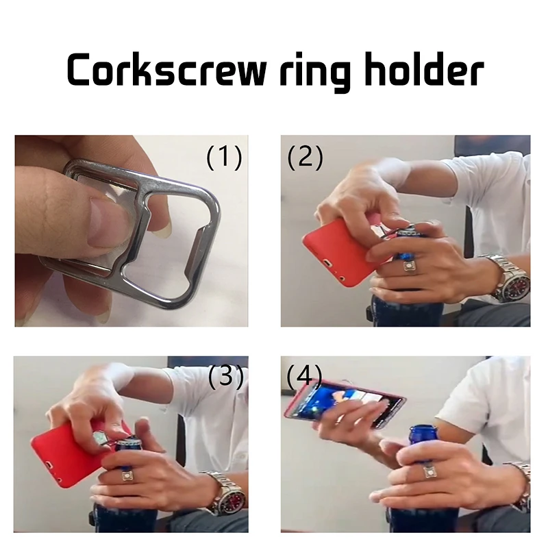 Многофункциональный держатель телефона с кольцом на палец Настольная